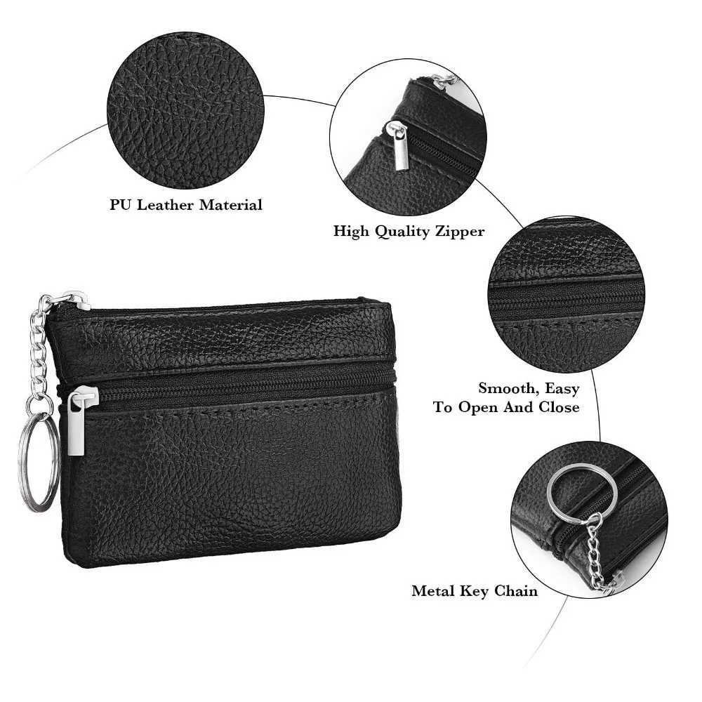 Women Men Coin Purse Men Small Bag Wallet Change Purses Zipper Money Bags Children Mini Wallets Leather Key Holder carteiraW251017