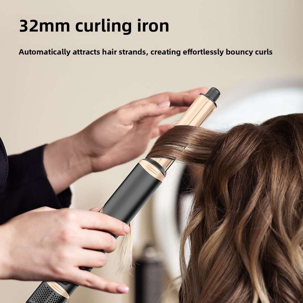 High-Speed All-In-One Set Foldable Multi-Function Head Replacement Comb Negative Ion Hair Dryer