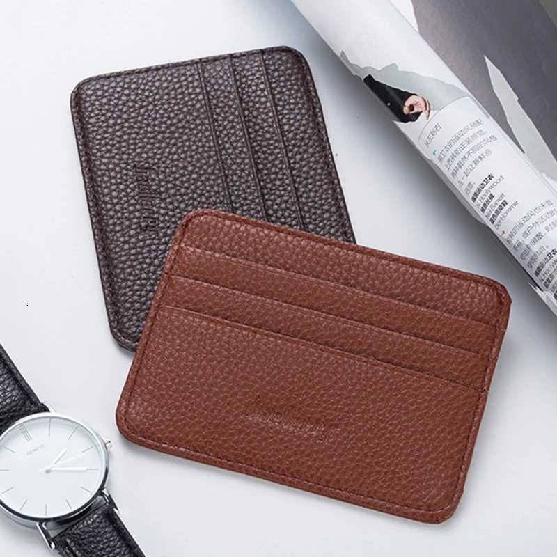 Ultra Slim Front Pocket Wallet Mens Women Wallet With Card Slots Travel Credit Card Holder Wallet Money ClipW251017
