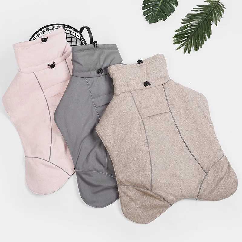 Warm Winter Big Dog Clothes High Quality Pet Jacket Coat for Medium Large Dogs Weimaraner Greyhound Boutique Clothing OutfitsW251017
