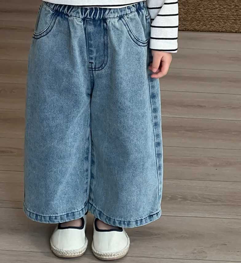 2025 New Stlye Girls Boys Denim Pants Spring Fashion Kids Jean Pants 17t WW91T251017