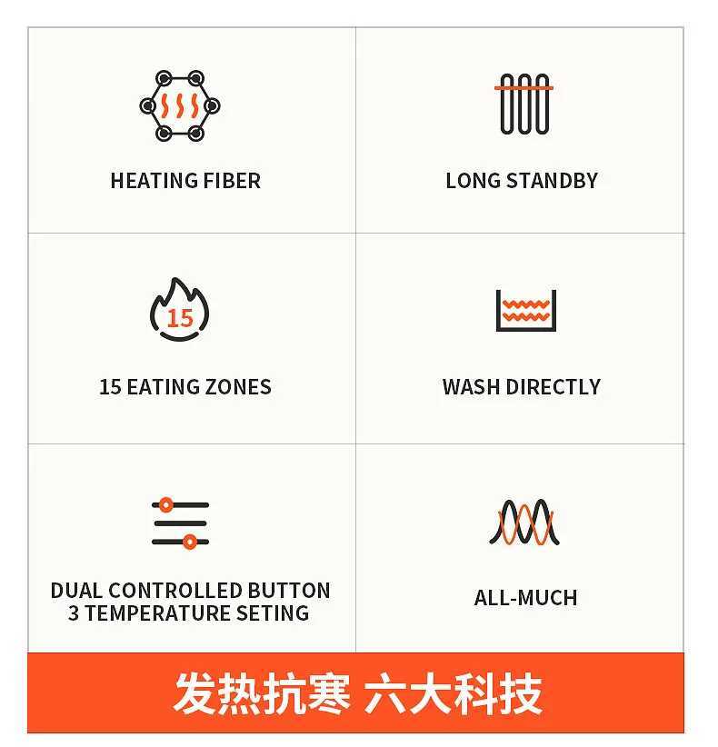 21 Heated Vest Zones Electric Heated Jackets Men Women Sportswear Heated Coat Graphene Heat Coat USB Heating Jacket For Camping H251017