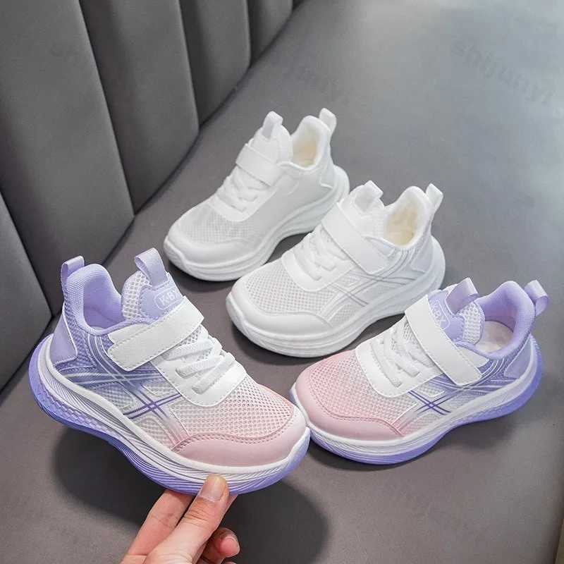 Childrens Sneakers 2025 Summer New Mesh Breathable Kid Running Shoes Fashion Girls Outdoor Comfort Casual Shoes Walking ShoesT251017
