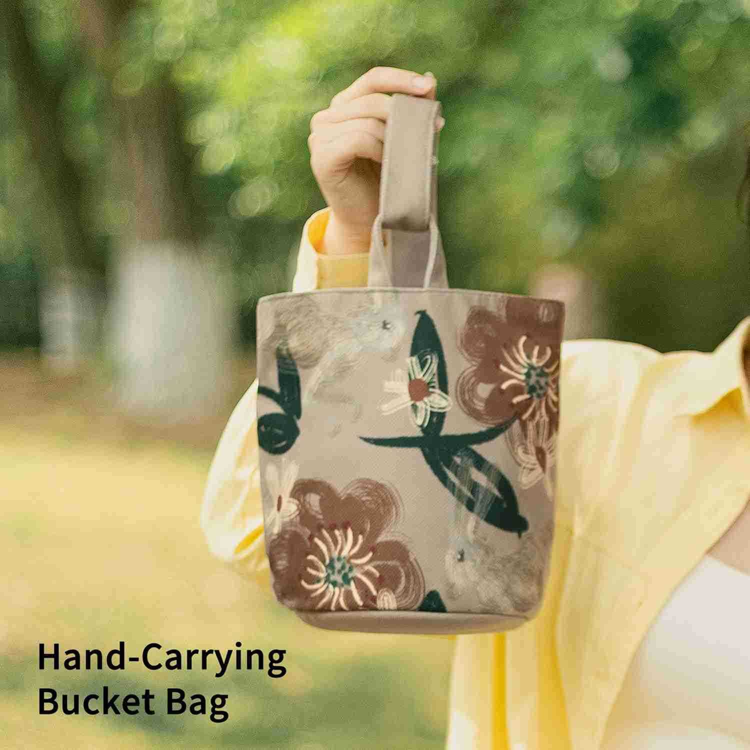 Hobo Tote Bag Canvas Tote Handbags Bucket Bag Purses for Women Trendy Shoulder Bag Canvas Handbag satchel Spring Z251017