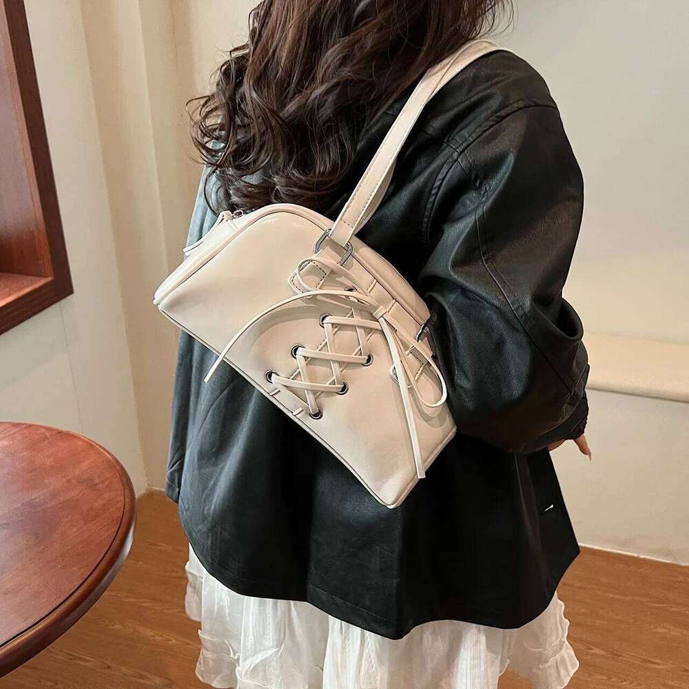 High End Large Capacity For Women New Autumn And Winter Versatile Single Shoulder Armpit Bag, Hand-Held Boston Bag