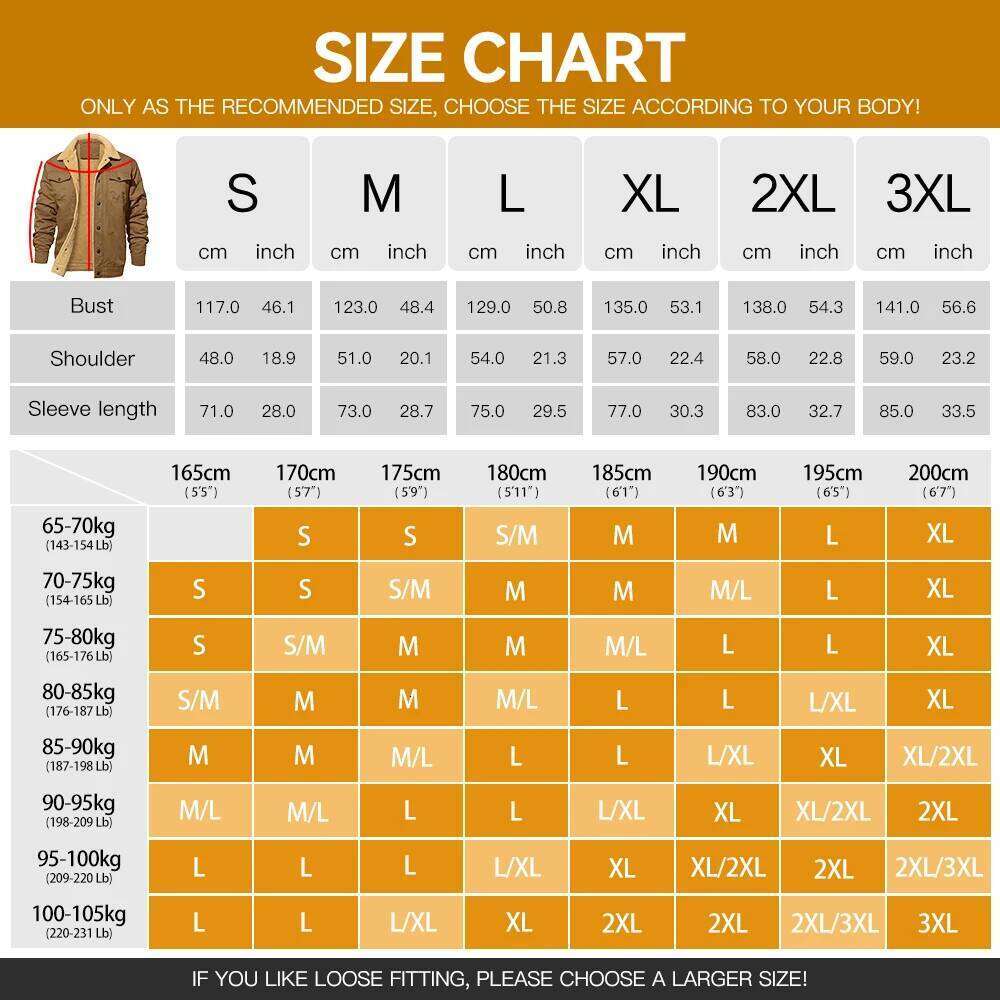 Men's Jackets Winter Faux Shearling Lined Windproof Warm Coat Black Buttoned Parka Pockets Comfortable Casual Tops US Size Down Cotton