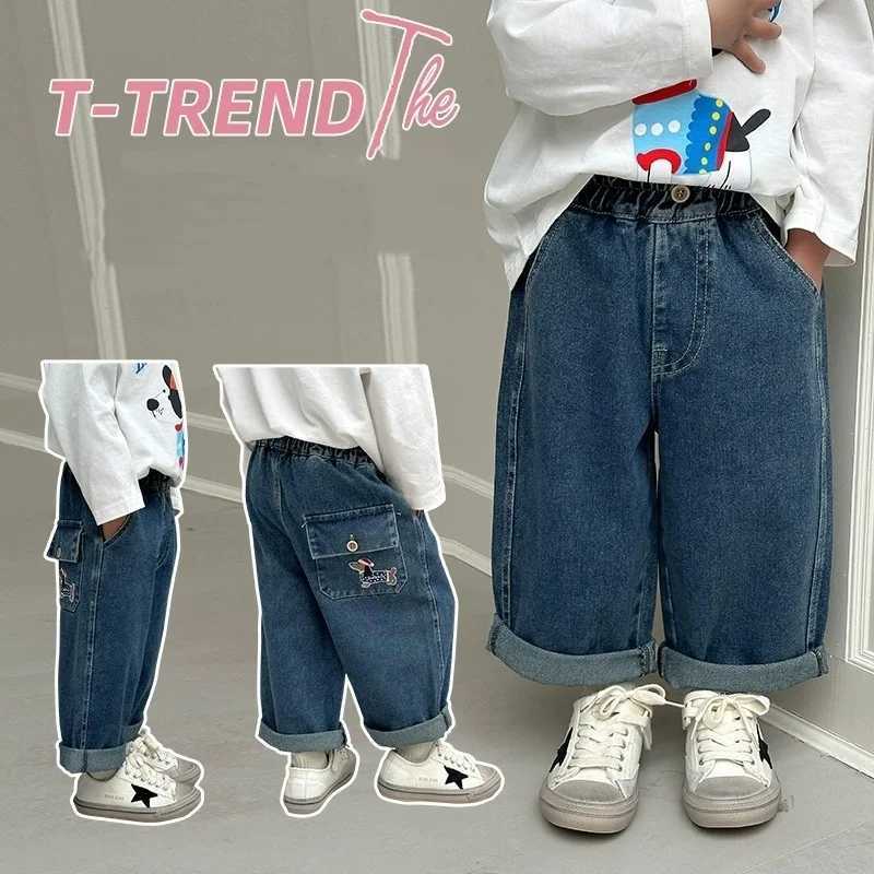 Boys Jean Pants Long Trousers Denim 2025 New Arrive Spring Autumn Babys Kids Teenagers High Quality School Childrens ClothingT251017