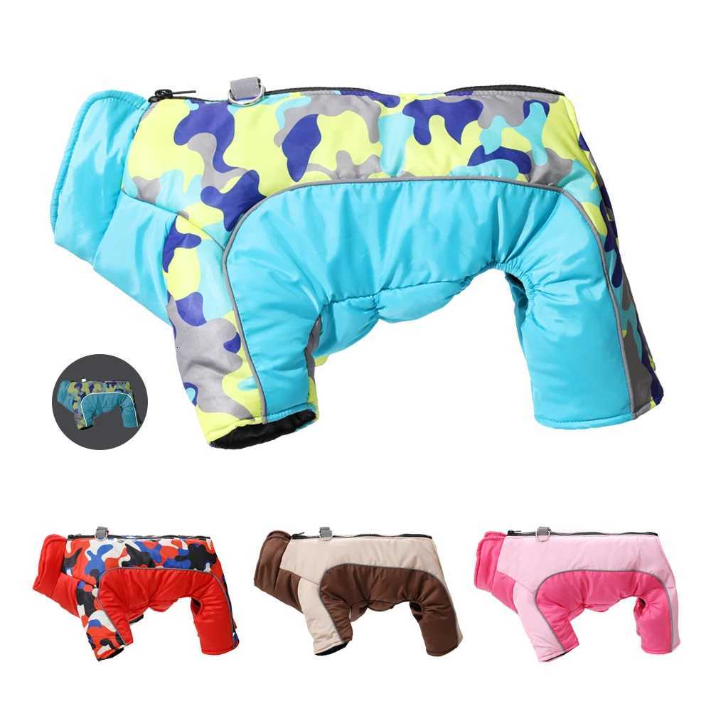 Winter Reflective Dog Clothes Jumpsuit For Small Medium Dogs Waterproof Warm Puppy Jacket Overalls Chihuahua Pet Onesie OutfitsW251017