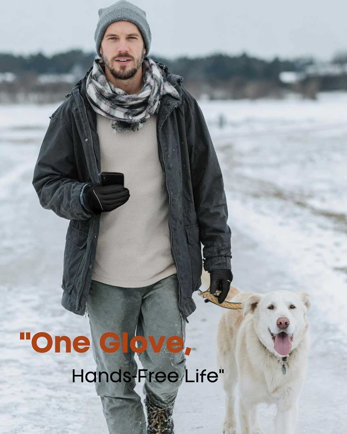 Winter Gloves for Men Women Windproof Waterproof Cold Weather Full Touchscreen Warm Ski Snow Fleece Lined Z251017