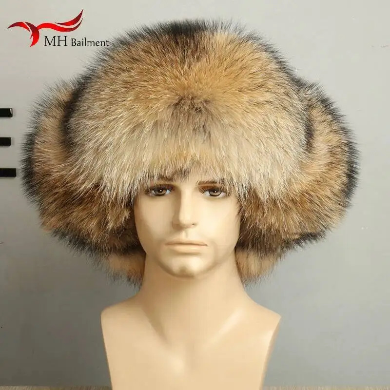 Full Hair Fox Mao Leifeng Hat Men And Women Earmuffs Keep Warm Thickening Northeast Hat Genuine Leather Real fur 251009