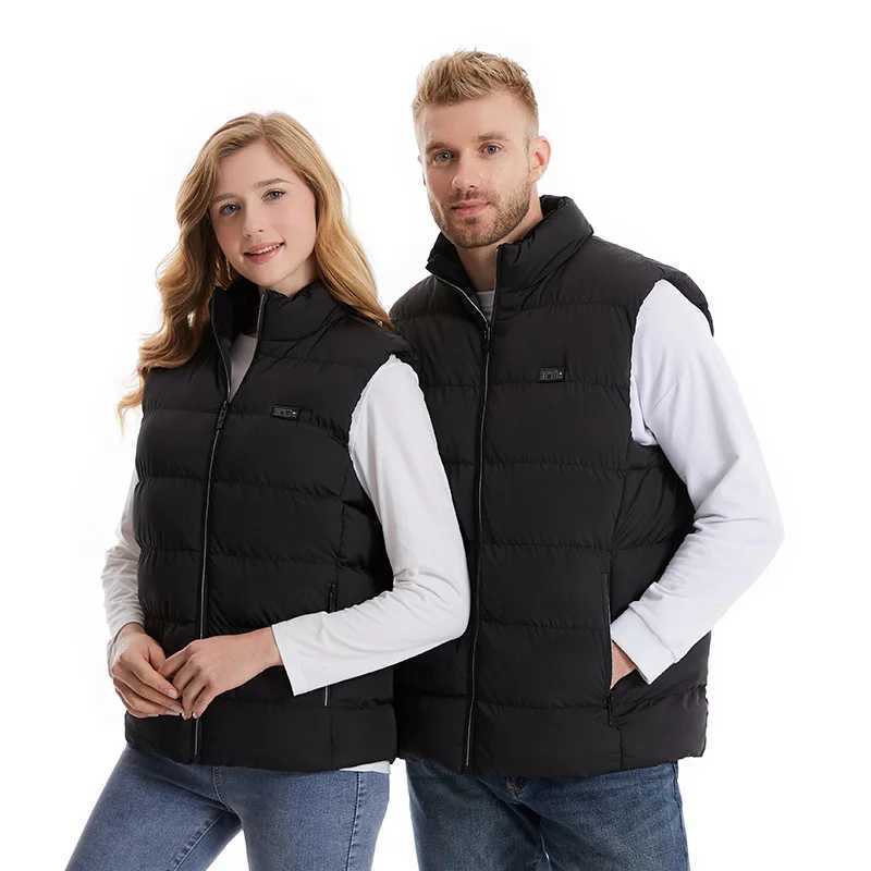 9 Heated Vest Zones Electric Heated Jackets Men Women Sportswear Heated Coat Graphene Heat Coat USB Heating Jacket For Camping H251017