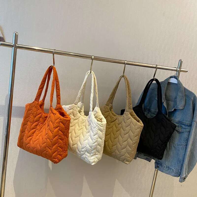 Big Soft Shoulder Side Bag For Women Spring Trend Fashion Design Cloth Hand Female Handbags Tote Bags