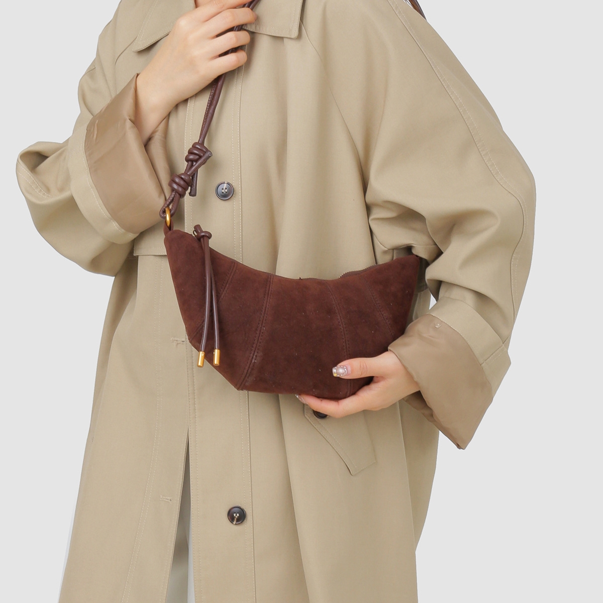 High-end sense one-shoulder bag niche and fashionable dumpling bag for women retro leopard print one-shoulder bag personalized crossbody bag