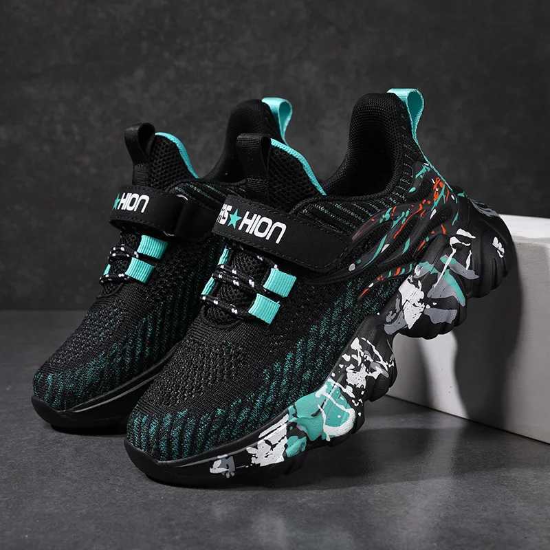 New Trendy Childrens Fashionable Athletic Breathable and Lightweight Outdoor Kids Running Shoes and Sneaker for Boy and GirlsT251017