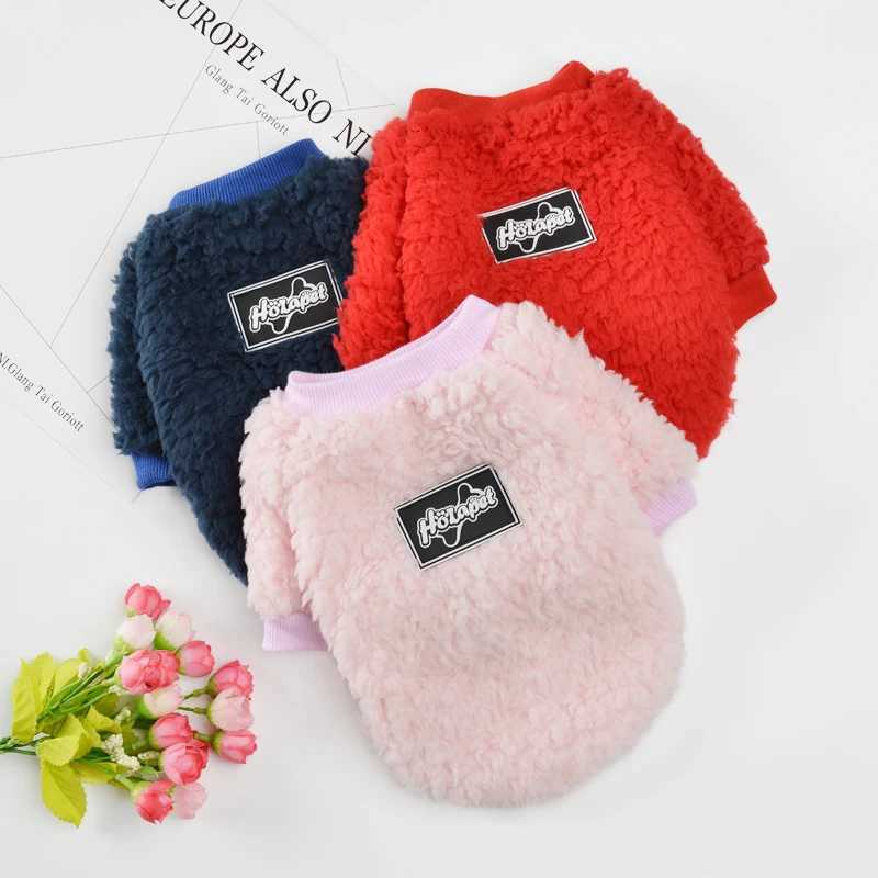 Warm Dog Clothes For Winter Fleece Pet Sweater For Small Medium Dogs Soft Puppy Costume For Small Medium Pets Bulldog Pug CoatW251017