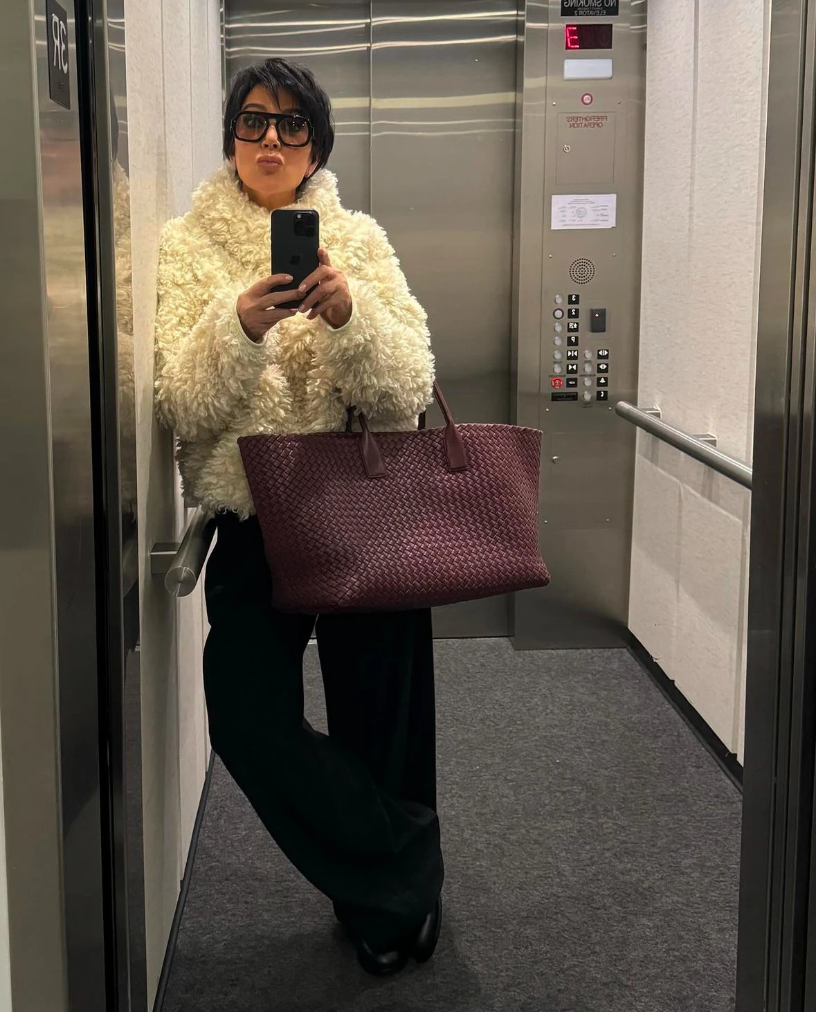 Khy Lamb Fur Hooded Jaet ort Plu Coat Ecofriendly Faion Commute Sle Long Sve round Ne Asymmetric 251011