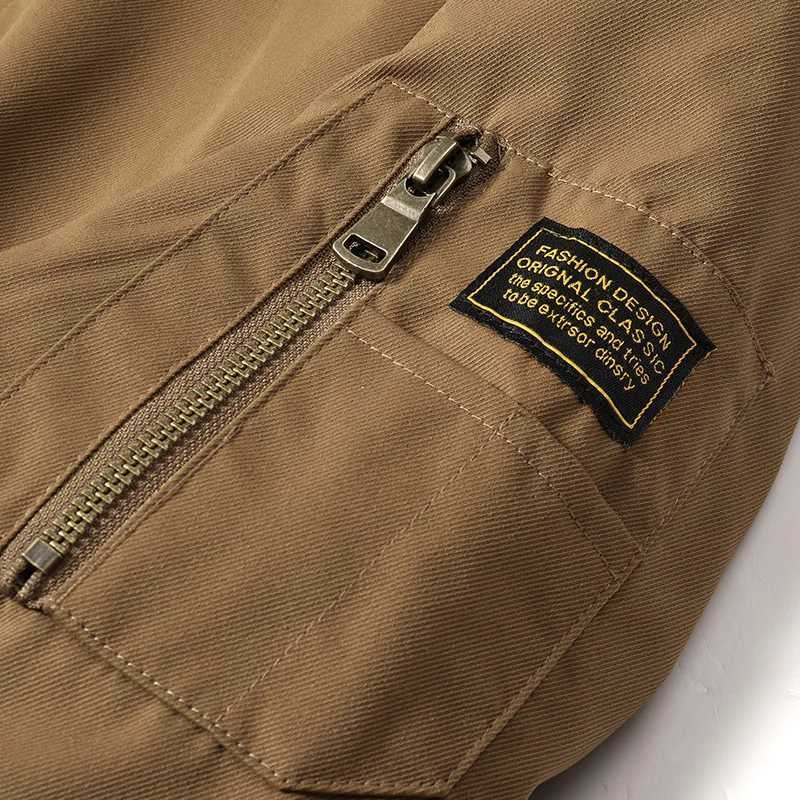 Mens New Autumn Winter Cotton Jacket Versatile Casual Stylish Windproof Warm Stand Collar Outerwear J251017