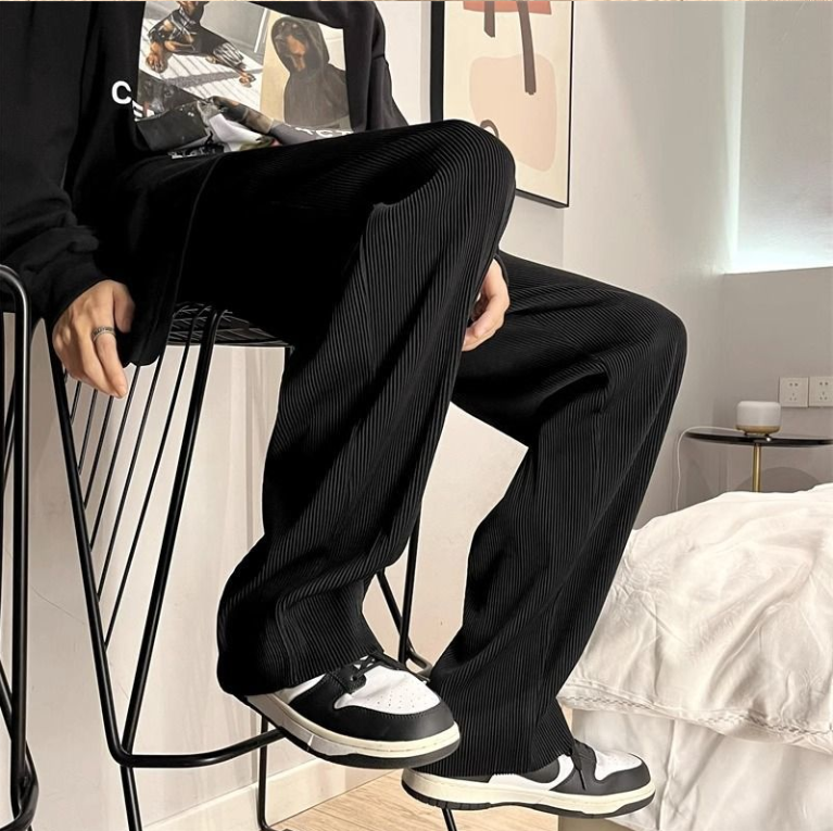 Men's Pants Stretchy Mens Casual Pant Breathable Cotton-Lounge Fabric for Optimal Fit