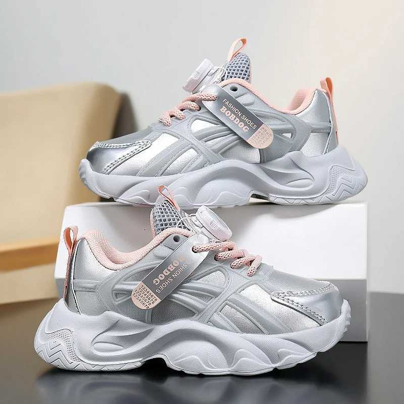 Childrens Sports Shoes Autumn Girls Fashion Leather Comfort Thick Soled Non Slip Casual Sneakers Outdoor Walking Shoes for KidsT251017