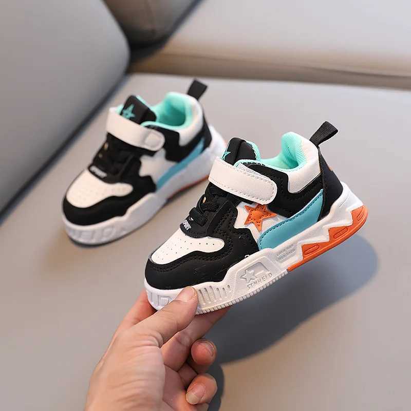 2025 New Spring Autumn Kids Sneakers Leather Breathable SoftSole NonSlip ShoesSports Walker Shoes for Toddler Boys GirlsT251017