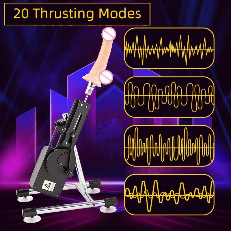 Remote Control Automatic Sexual Machine 20 Thrusting Modes Dildo Machine Gun Bluetooth APP Control Female Masturbation Device