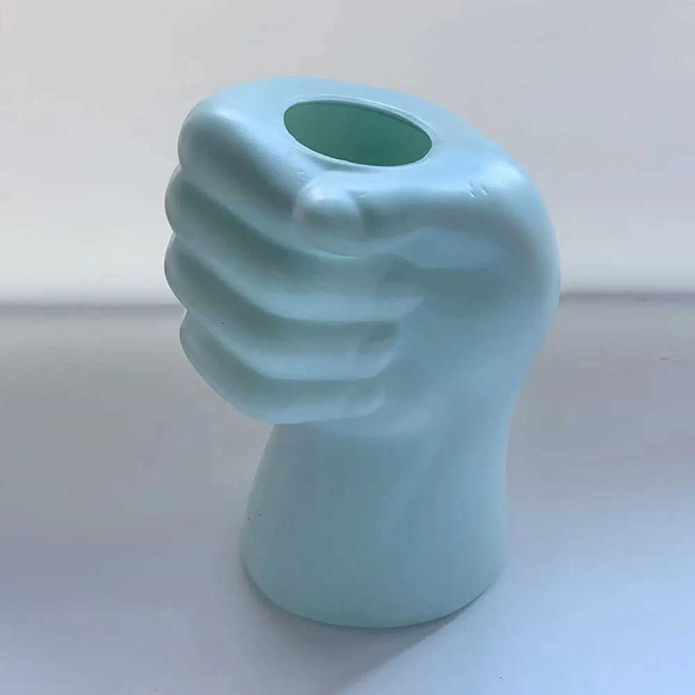 Creative White Resin Vase Delicate Art Arm Body Ornament Human Body Vase Insertion Aesthetic Decorative Home Decoration C251017