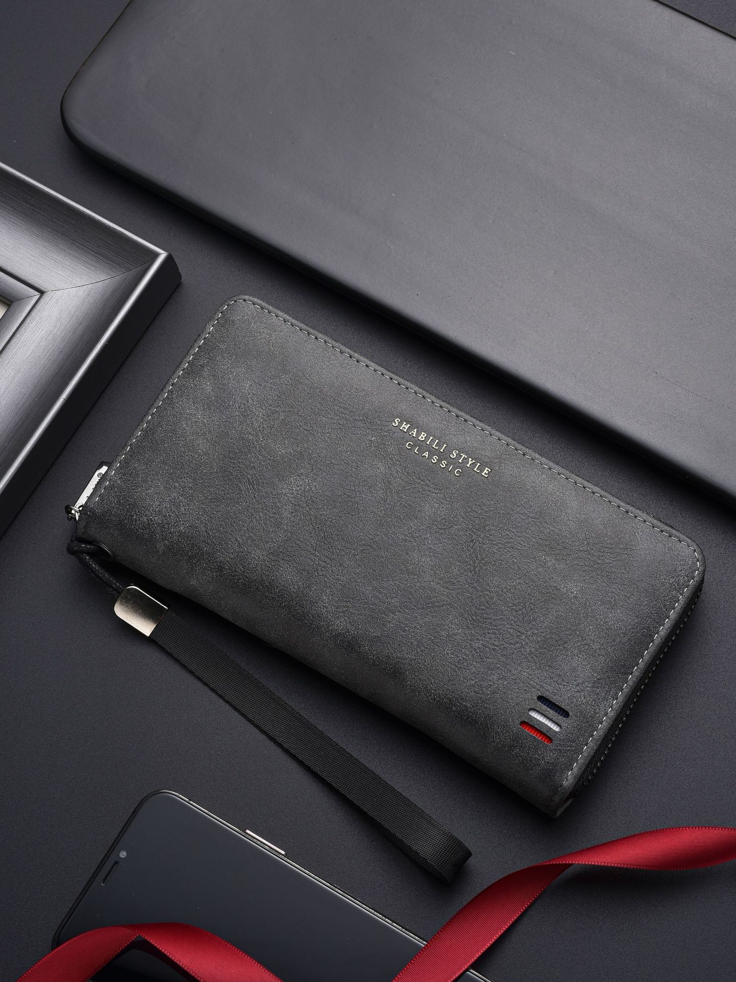 Luxury Bag Designer Bag Cross-border 2025 New Men's Wallet Multi-card Slot Casual Long Wallet Large Capacity Clutch Phone Coin Purse