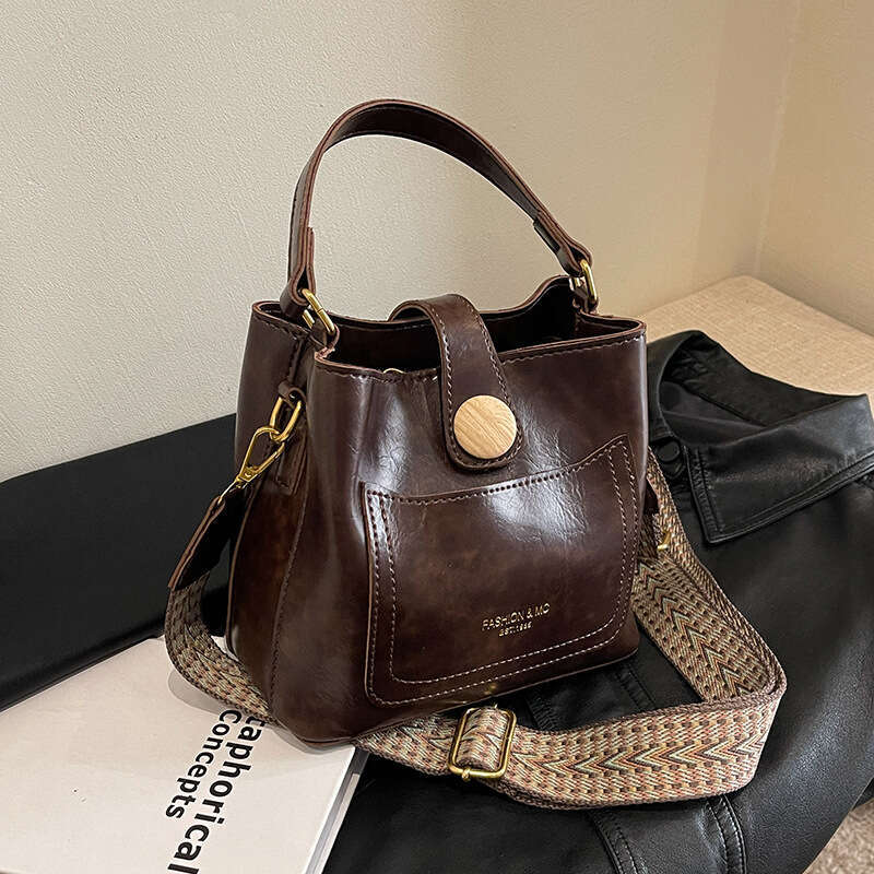 Trendy Handbags New Fashionable Handheld Shoulder for Women Crossbody Versatile Bucket Bags