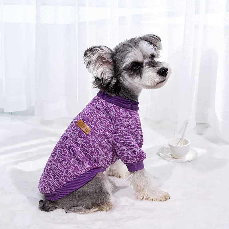 Cute Knitted Sweater for Dogs Warm Winter Jacket Cat Clothing Round Neck Pullover Pet Sweater for Small Medium Dogs TeddyW251017