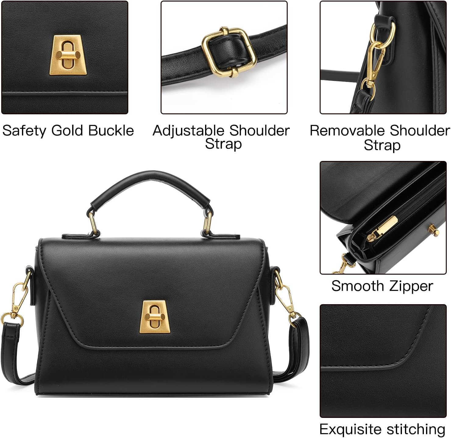 Crossbody Bags for Women Top Handle Handbags Ladies Purses Leather Satchel Z251017