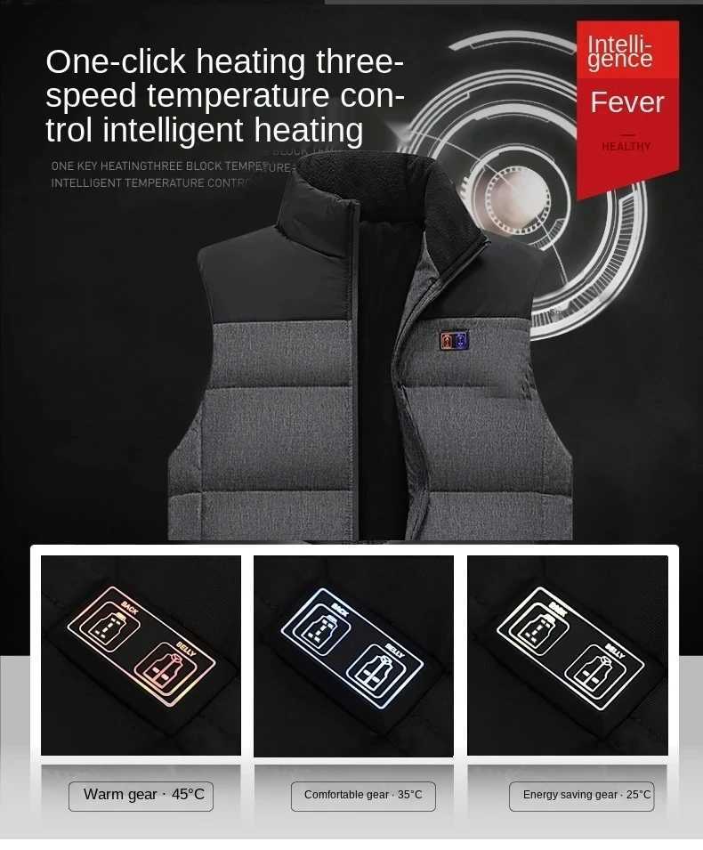 Heating Vest USB Heating Vest Winter Warm Mens Vest Ladies Jacket Winter Warm Jacket Heating Jacket women winter NEW Hot H251017
