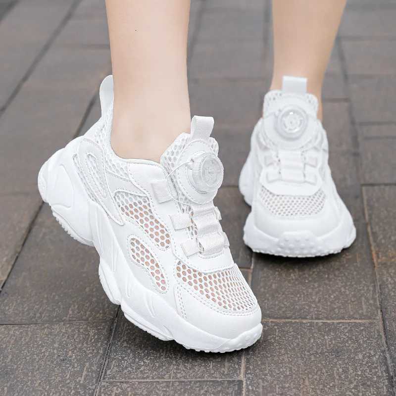 White Kids Shoes For Boys And Girls Fashion Children Comfortable Breathable Sneakers Nonslip School Casual Walking FootwearT251017