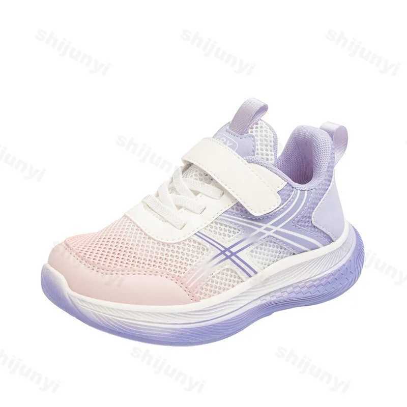 Childrens Sneakers 2025 Summer New Mesh Breathable Kid Running Shoes Fashion Girls Outdoor Comfort Casual Shoes Walking ShoesT251017