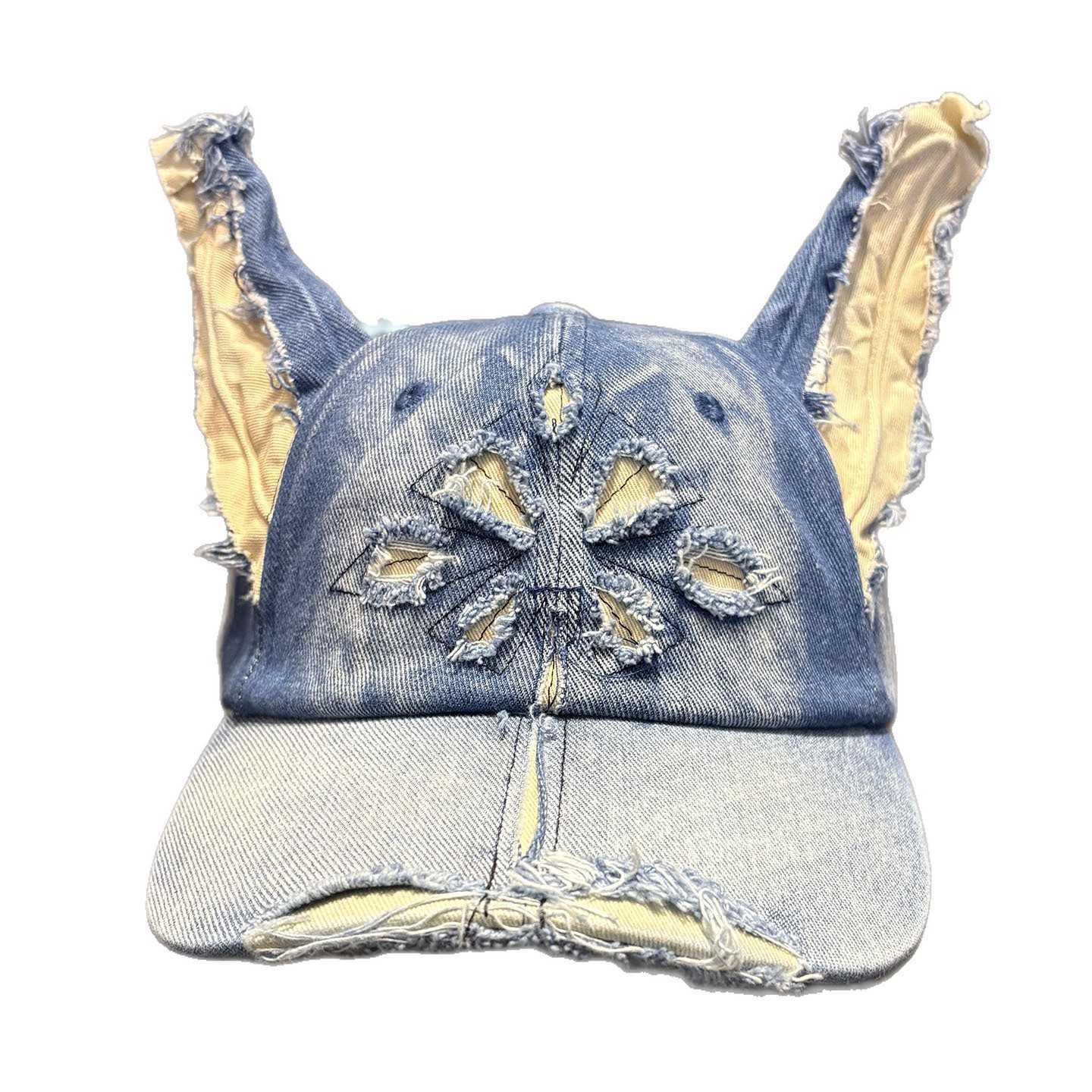 American Style HighEnd Doberman Hat Denim Vintage Baseball Cap Niche Personality Duckbill Cap Unisex W251017