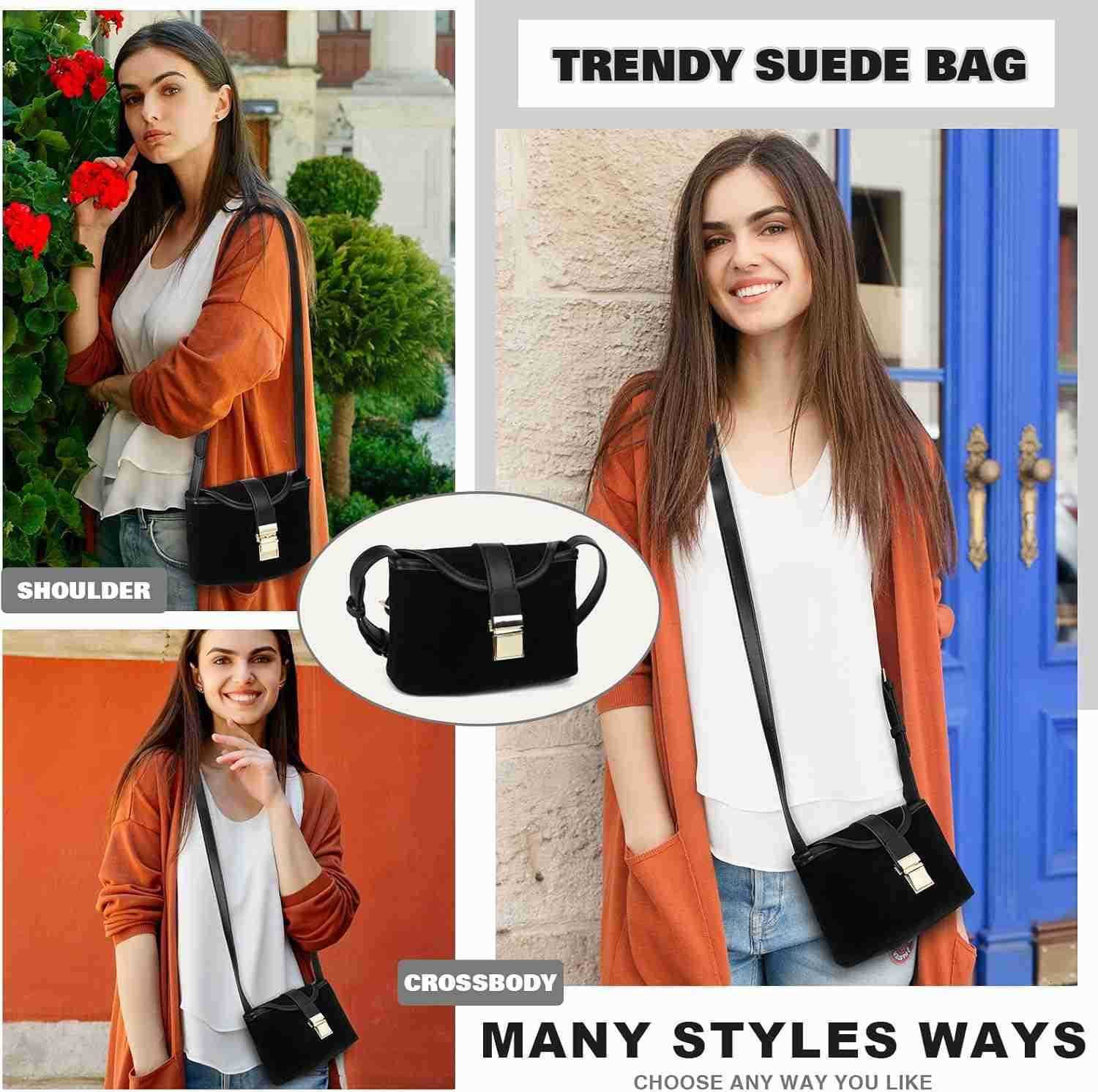 Purse Trendy Crossbody Bags for Women Saddle Shoulder Bag Small Retro Bucket Bags Vintage Mini Satchel Handbags Z251017
