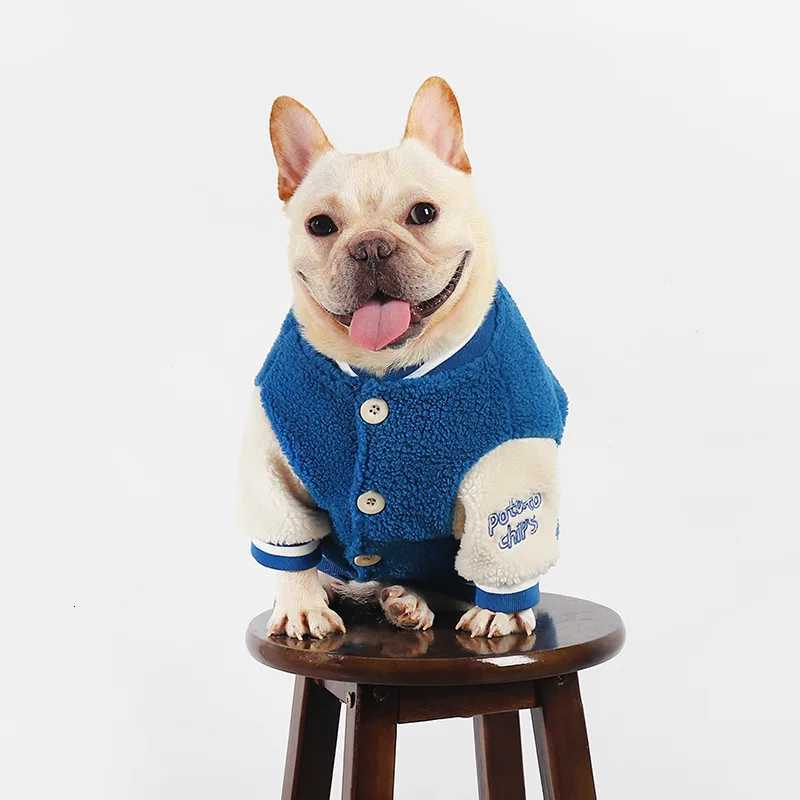 Thickened Warm Baseball Jacket Pet Clothes Autumn and WinterW251017