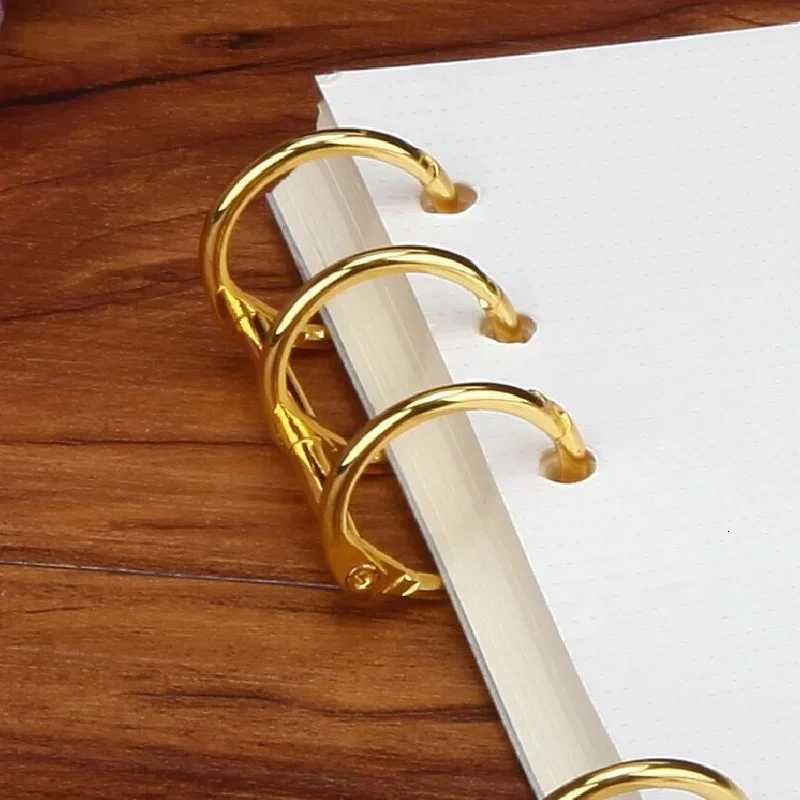 2pcslot Metal Book Rings Notebook Paper Page Binding Rings 3 Rings Loose Leaf Binder Album Circle Clips Office Binding Supplies Z251017