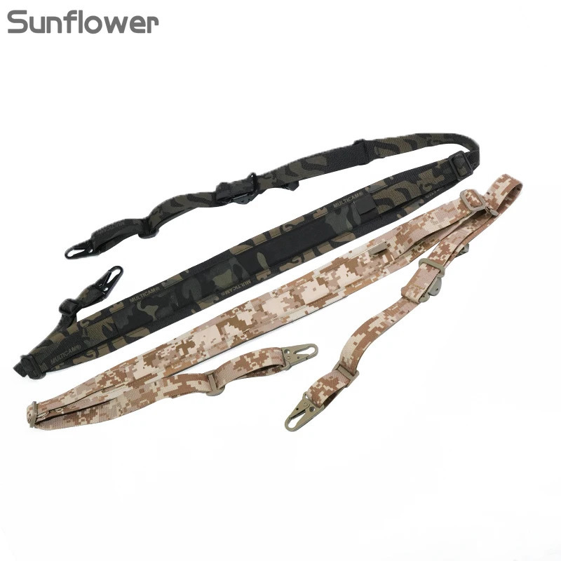 US Warehouse Tactical Nylon Rifle Sling Quick Adjustment 2 Point Padded Combat Modular Hunting Shooting Equipment Accessories 251011