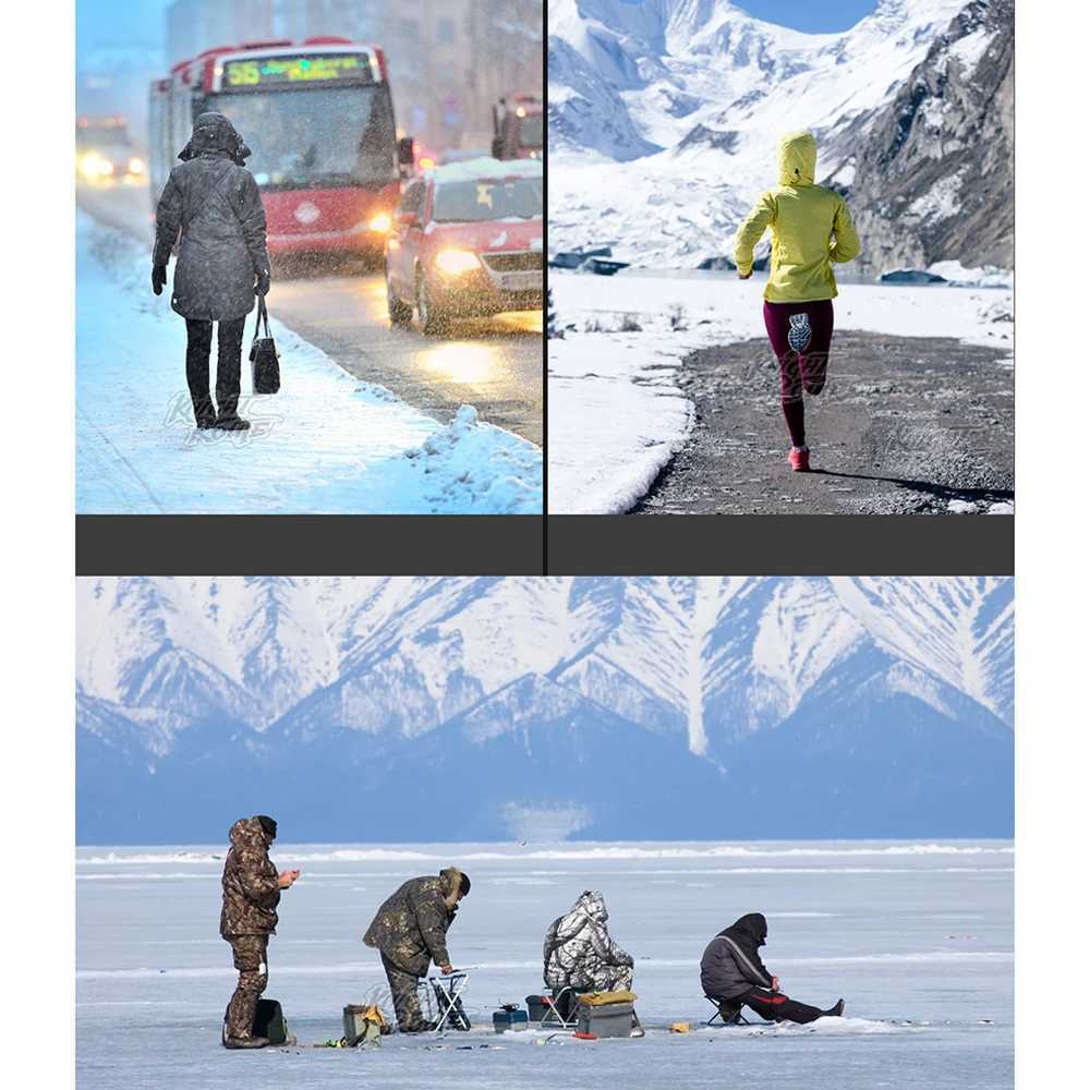 Smart Heated Jacket with 32 Heating Areas 4 Switches 3 Heat Settings Max 45 Degrees Celsius for Outdoor Activities and Winter Hiking Skiing H251017