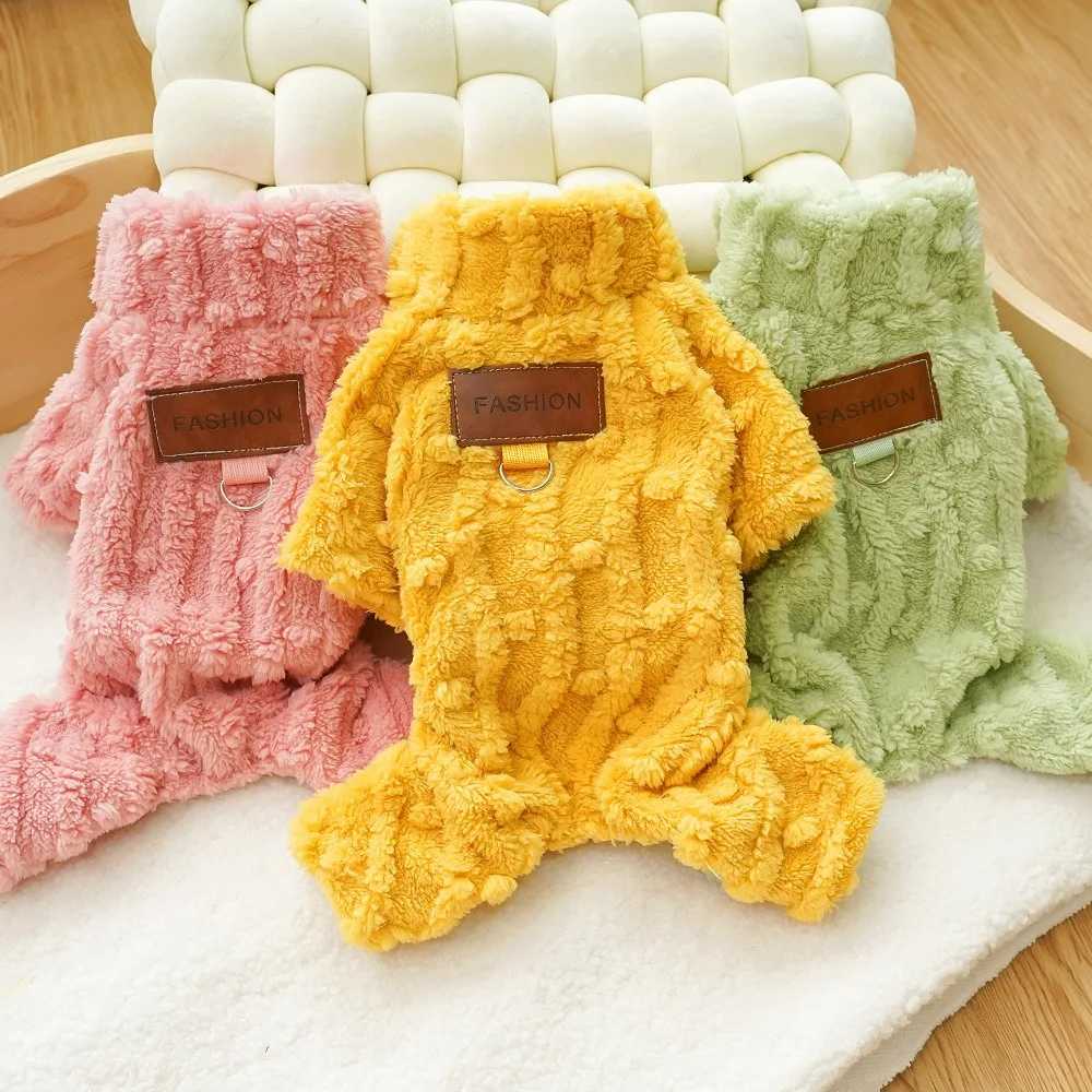 Winter Dog Sweater Warm Plush Dog Clothes for Small Medium Dogs Cats Soft Puppy Coat Jacket Chihuahua Teddy Costums Dog SuppliesW251017