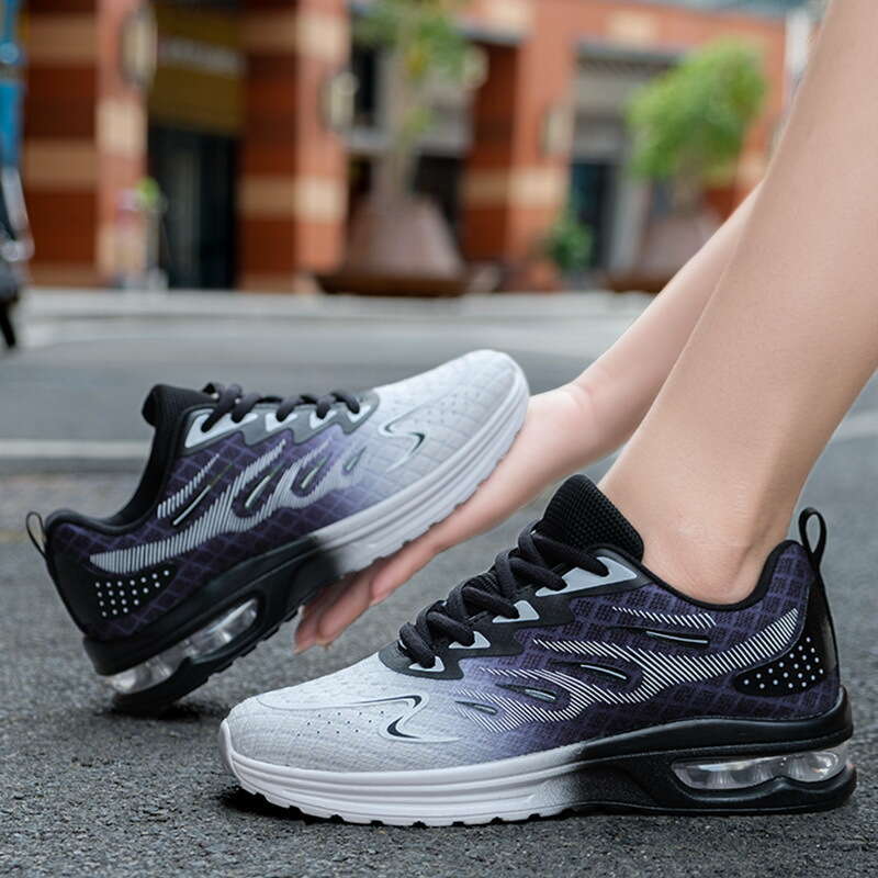 slides designer women Spring Summer Mesh Outdoor Breathable Casual Student Sports Women Air Cushion Running Jogging Shoes Plus Size