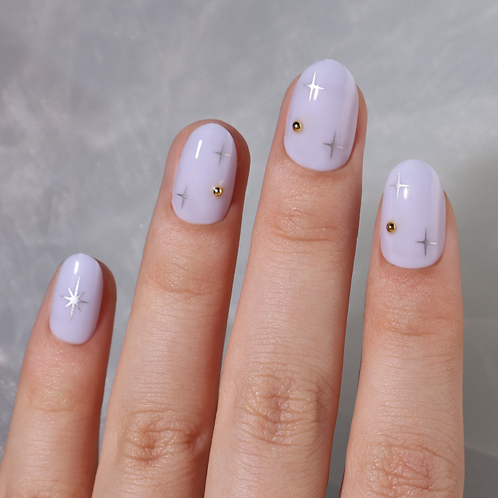 32Pcs Stiletto Press on Nails Glitter Almond False Nails French Tip Fake Nails with Glue Detachable Full Cover Acrylic Nail Tips