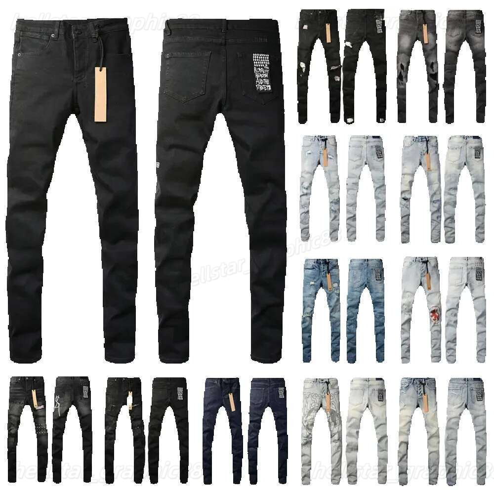 ksubi jeans men designer jeans for mens pants slim jeans long straight zipper fly Embroidery Shinny Casual Sweatpants black blue Designers Joggers Pant