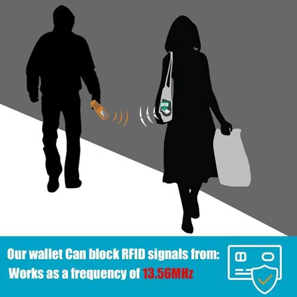 AntiScan RFID 6 Cards Large capacity Aluminum Metal Credit Card Holder Slim Blocking Wallet Case Business Card Protection HoldW251017