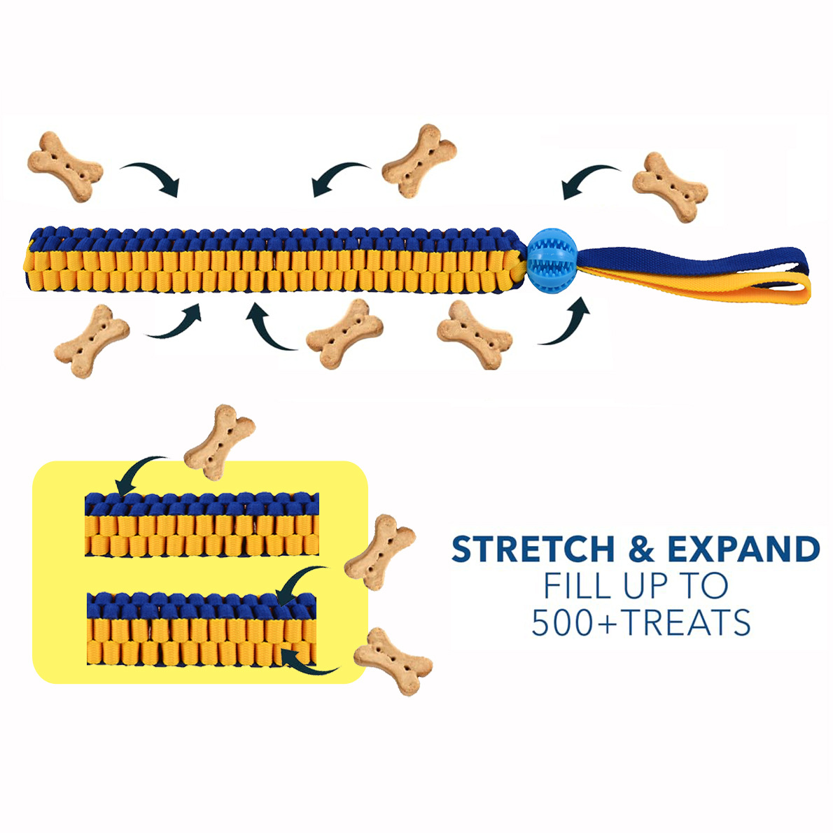 Dog chew toys that are durable and interactive, pet slow-eating toys, dog dragging toys,Dog tug-of-war toy