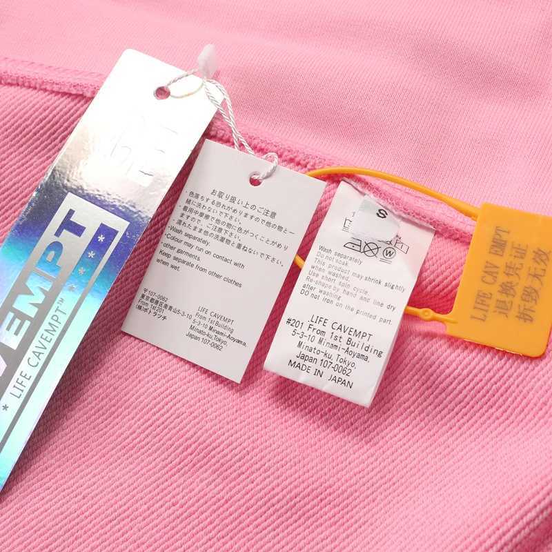 Japanese New Embroidery CE Hoodie 2025 Trend Wash Do Old Pink Couple Tops Highquality Casual CAV EMPT Sweatshirt Pullover Z251017