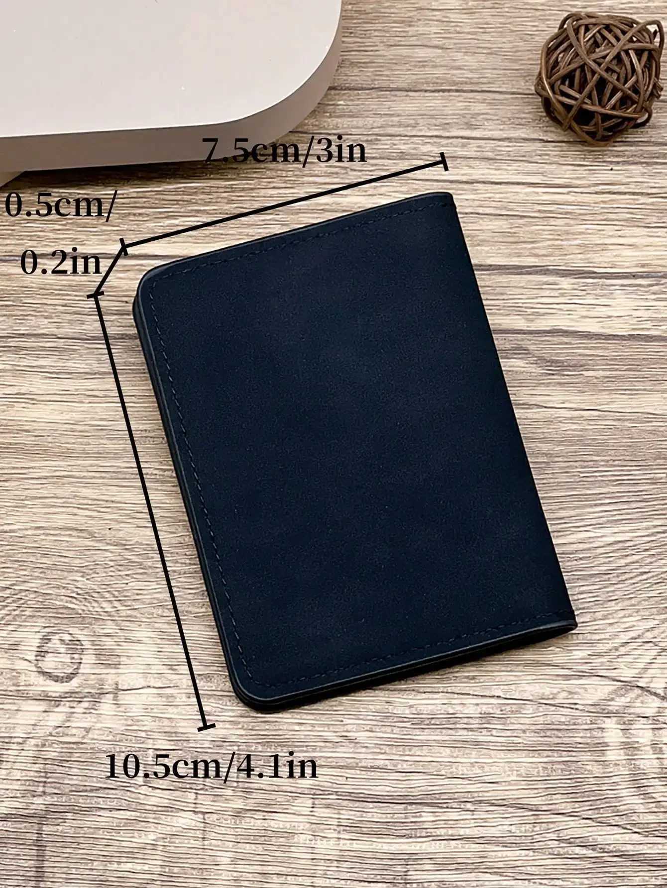 Mens Slim Black Card Holder Wallet Stylish and Minimalist Business Card Case for College Students New Credit Card HolderW251017