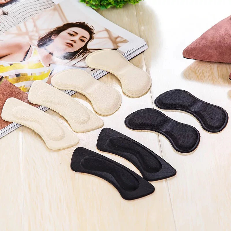 6Pairs Heel Insoles Patch Pain Relief Antiwear Cushion Pads Feet Care Heel Protector Adhesive Back Sticker Shoes Insert Insole 251011