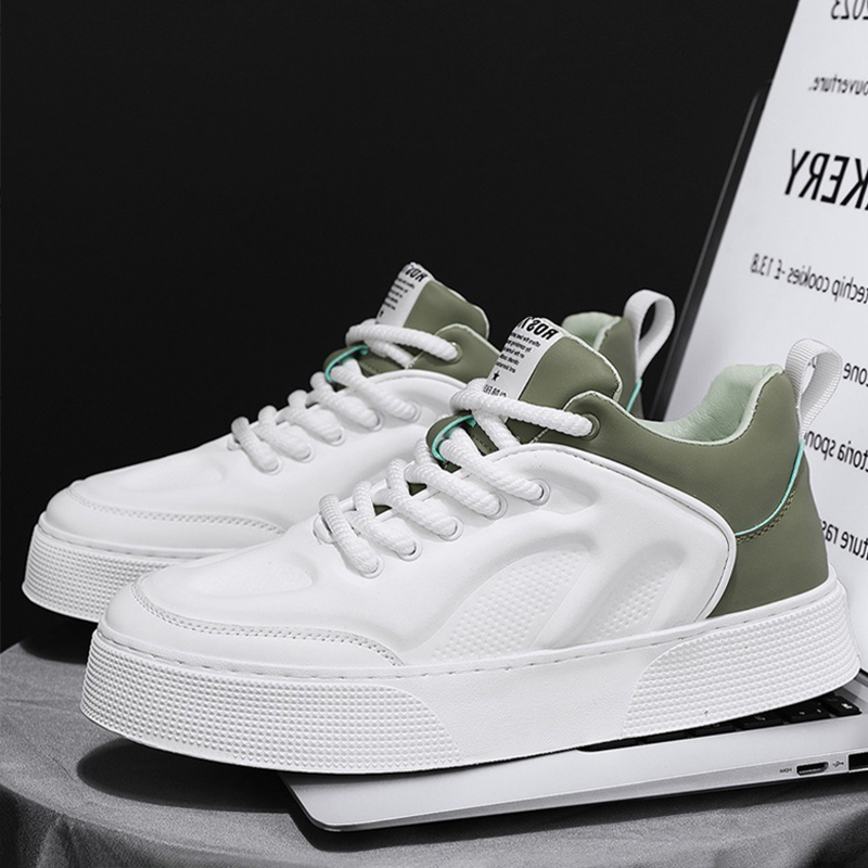 Spring Summer mens trainers Low-top running shoes Fashion red green black Casual Versatile Anti-slip sole durable skate sneakers Size 39-44