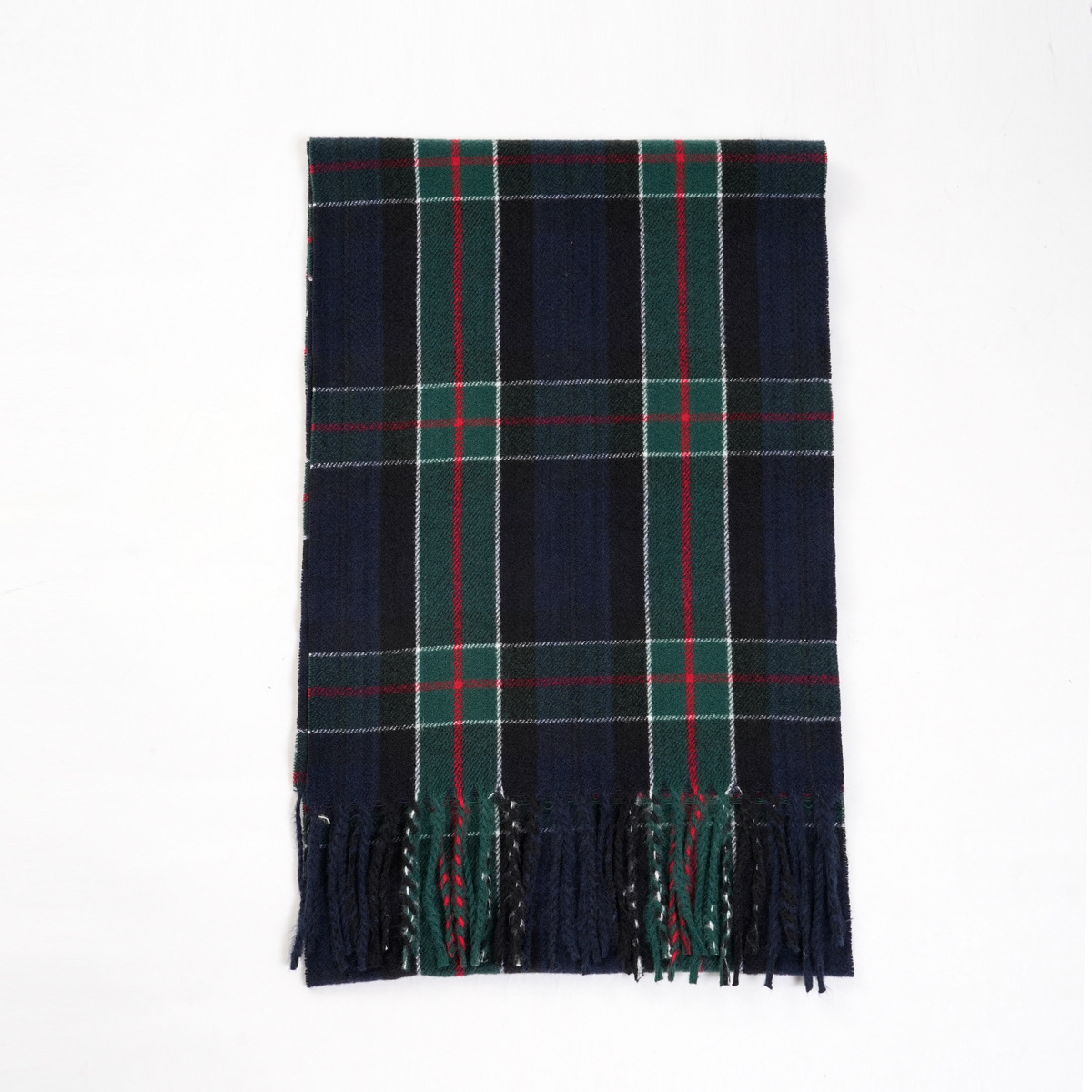 New Christmas Couple British Scarf Scottish Plaid Imitation Cashmere Warm Neck Warmer